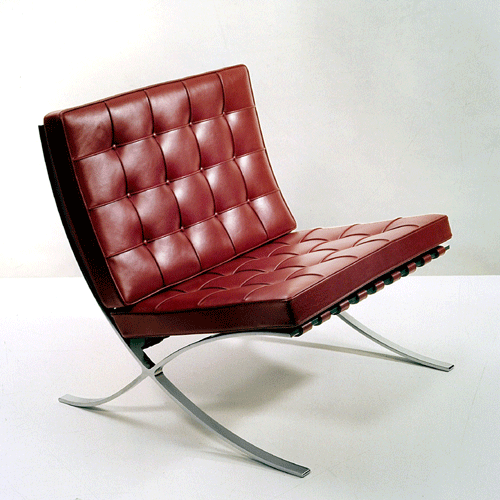 Red barcelona chair shop
