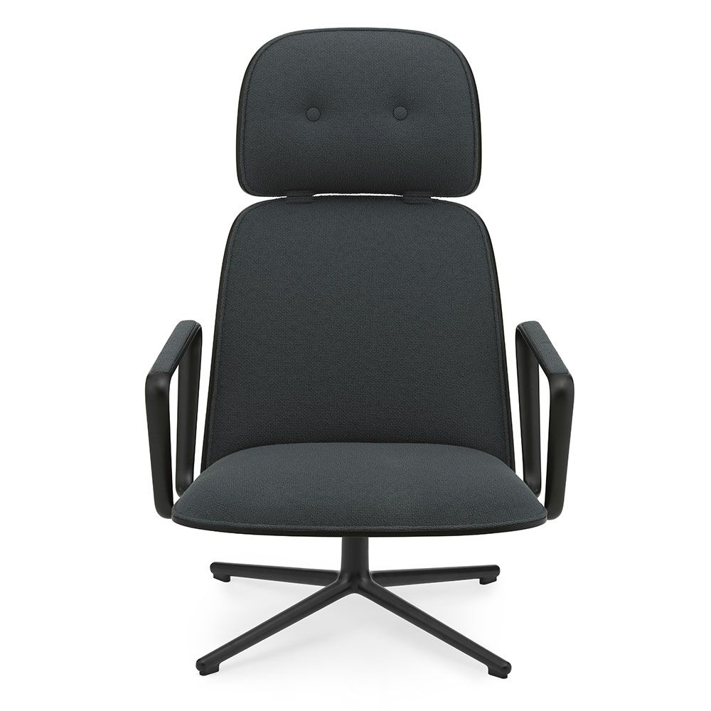 Normann Copenhagen Pad Lounge Chair Swivel High Utility Design UK