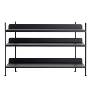 Muuto Compile Shelving Unit- Configuration 02 black 