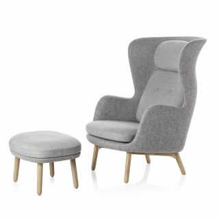 Fritz Hansen Ro Chair - Designer Selection Light Grey