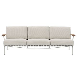 Muuto Settle Outdoor 3-Seater Sofa Grey Laze 1