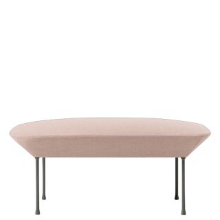 Muuto Oslo Pouf - Fiord 551, Black Legs 