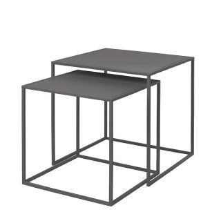 Blomus Fera Set of Two Tables, Steel Grey