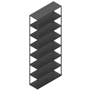 Hay New Order Shelving Unit - Combination 701 Charcoal