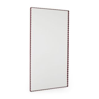 Hay Arcs Mirror Rectangle Large - Burgundy