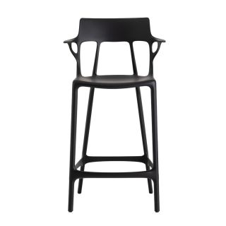 Kartell A.I. Counter Stool, Black