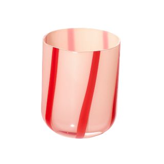 MAEGEN Atina Glass Tumbler - Pink & Red