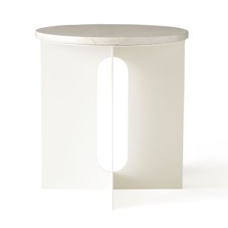 Audo Copenhagen Androgyne Side Table - Crystal Rose / Ivory
