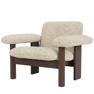 Audo Copenhagen Brasilia Low Lounge Chair Sheepskin Nature
