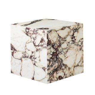 Audo Marble Cubic Plinth - Calacatta Viola Marble