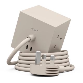 AVOLT Square 1 UK Power Extension Lead - Nomad Sand