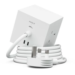 AVOLT x Martinelli Luce Square 1 Extension Lead - Opal White