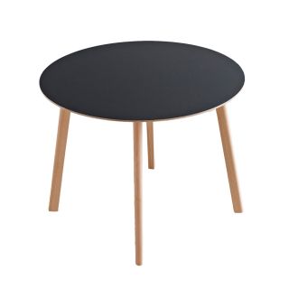 Hay Copenhague Deux CPH220 Table oak with black lino 