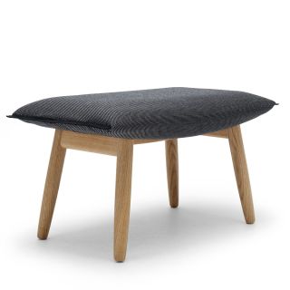 Carl Hansen E016 Embrace Foot Stool Side View 