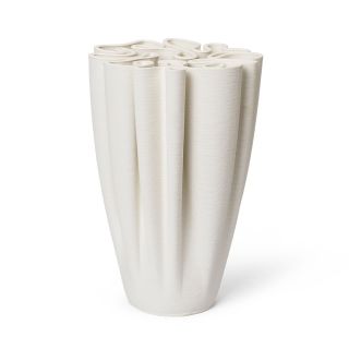 Ferm Living Dedali Vase - Large, Off White
