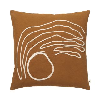 Ferm Living Jot Cushion - Aged Gold