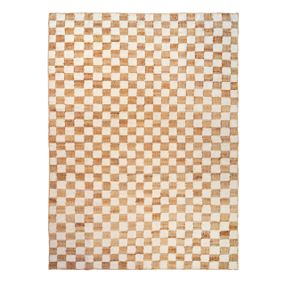 Ferm Living Check Wool Jute Rug