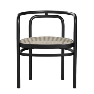 Fritz Hansen PK15 Dining Chair, black ash