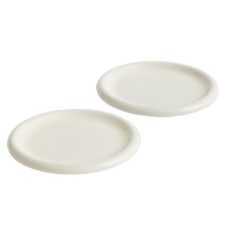 HAY Barro Plate Set of 2 - Off White 24cm