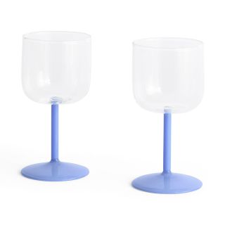 HAY Tint Wine Glass - Set of 2 - Jade Light Blue