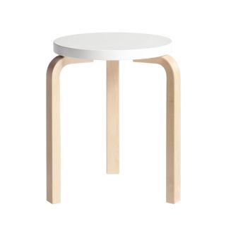 Artek Stool 60 - White Lacquer