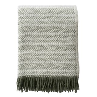 Klippan Brushed Lambswool Throw, Alm Pine 