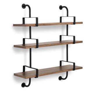 Gubi Demon Shelf - 3 Shelves walnut 