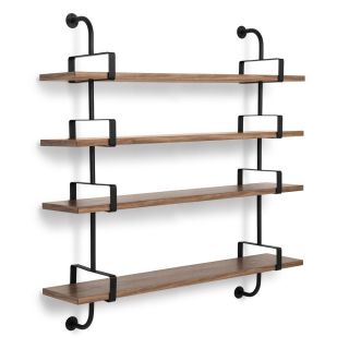 Gubi Demon Shelf - 4 Shelves walnut 