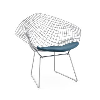 Knoll Bertoia Diamond Chair with Seat Pad