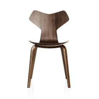 Fritz Hansen Grand Prix Wood Chair walnut