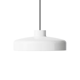 NINE Lacquer Pendant Light, Medium White