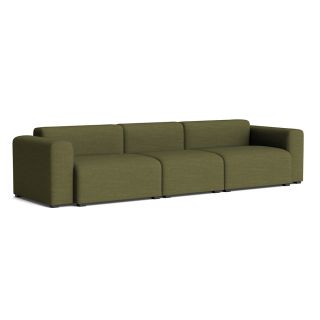 Hay Mags Low Sofa 3 Seater Combination 1 with upholstery in Canvas 964
