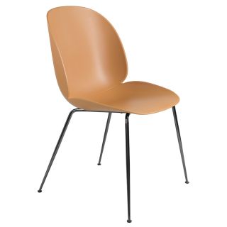 Gubi Beetle Dining Chair - Amber black 