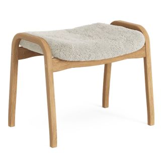 Moonlight Sheepskin, oiled oak
