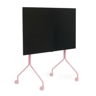 Pedestal Moon Rollin' TV Stand, Bubble Gum