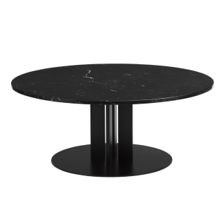 Normann Copenhagen Scala Coffee Table Black and Black Marble