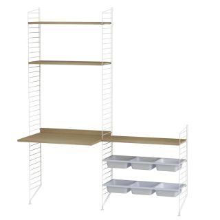 String Kid's Room Bundle E oak white