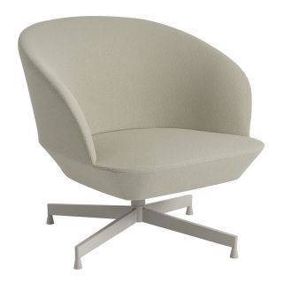 Muuto Oslo Lounge Chair - Swivel Base Grey Base