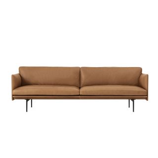 Muuto Outline 3 Seater Sofa leather