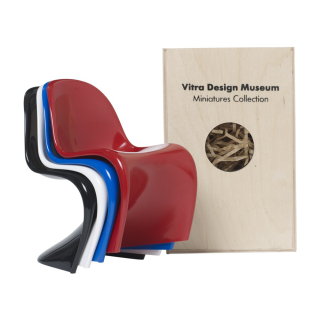 Vitra Miniature Eames La Chaise Chair Scale Model | Utility Design UK