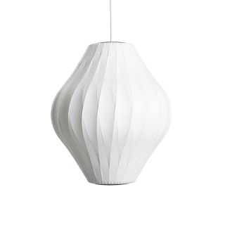 George Nelson Bubble Pear Crisscross Pendant Light medium