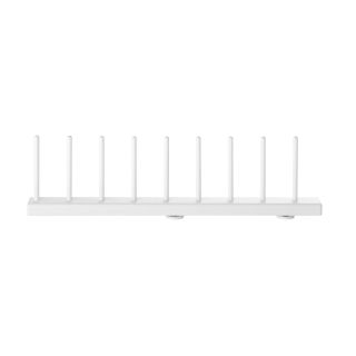 String Plate Rack 30cm, White - 2 Pack