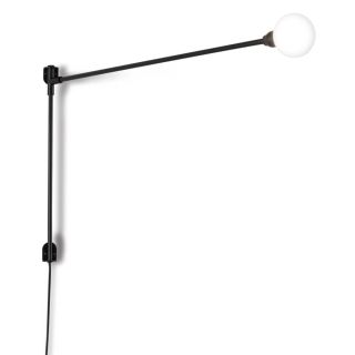 Nemo Lighting Mini Potence Pivotante Wall Light, Black