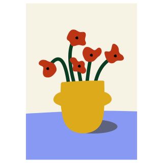 Utility Art Poppies A3 Print