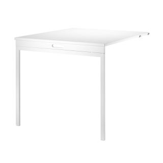 String Shelving Folding Table - White