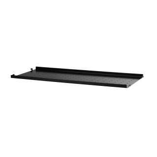 String Metal SHelves, Low Edge - black
