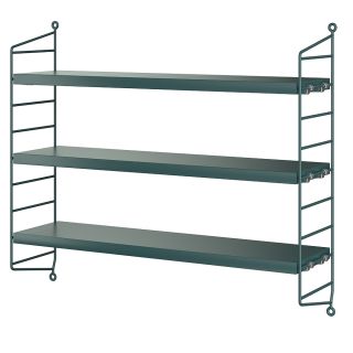String Pocket Shelving - Tegner Green