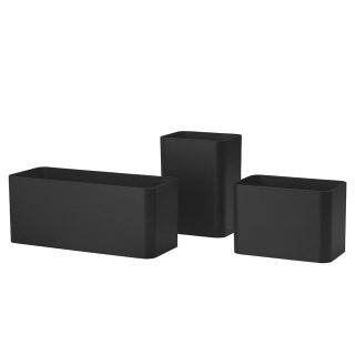 String Shelving Organisers Home Office black