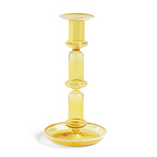 Hay Flare Tall Yellow Candle Holder (
