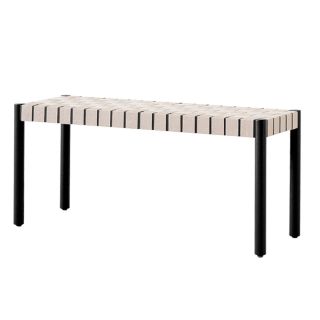 &Tradition TK4 Betty Bench Black with Natural Webbing